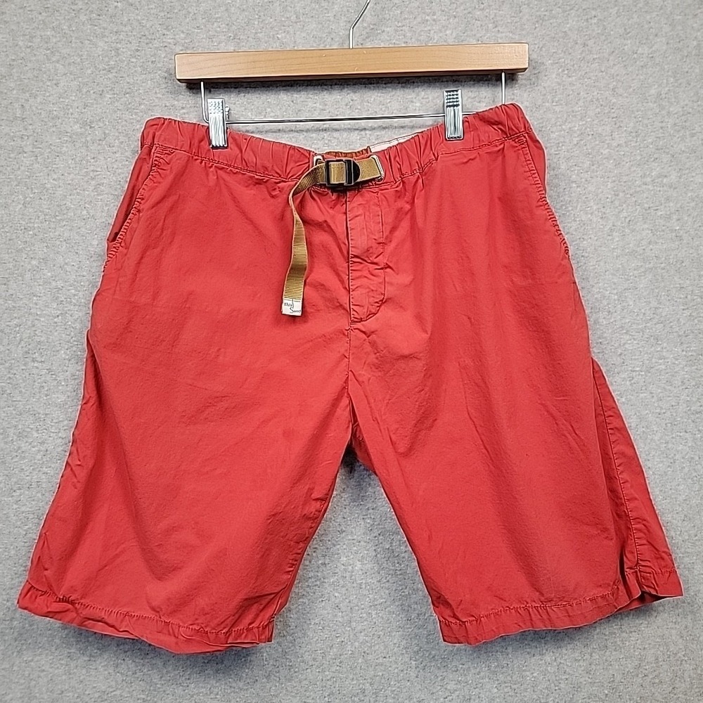 WHITE SAND 88th‎ Red Chino Casual Shorts Italy IT 50/US Sz Medium Cotton Blend